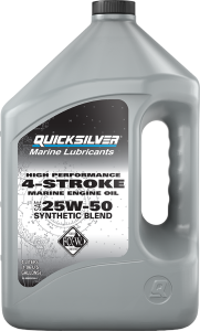 25W50 SYNTHETIC BLEND OUTBOARD OIL 4.LITER VERADO