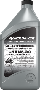 Quicksilver 10W30 4-takts motorolje syntetisk blanding 1 liter