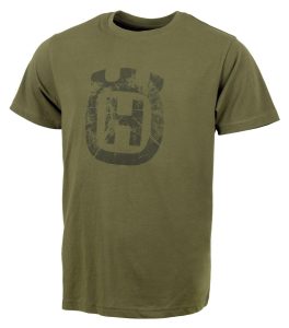 HUSQVARNA Xplorer T-skjorte unisex camo skog str. 46/S