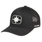POLARIS Ellipse Patch Trucker Hat, Black/White 1